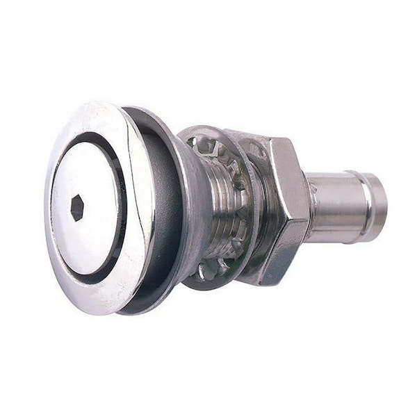 Attwood Attwood 316 Stainless Steel Alloy Flush Mount Fuel Vent - Straight Vent 66031-3 - main